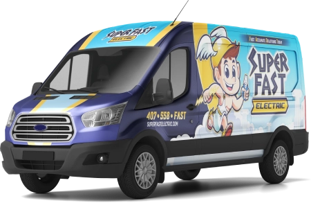 Super Fast Electric Van